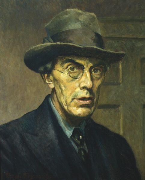 Self-Portrait 1928 by Roger Fry (1866-1934)  Private Collection